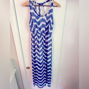 Charlotte Russe Size Medium Striped Maxi Dress